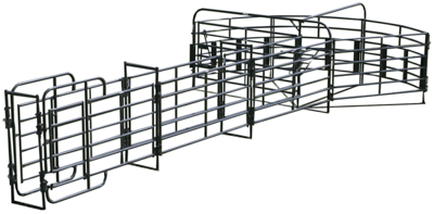 Crowding Sweeps - Priefert Sweep w/30' Alley, Alley Stop & Preg Panels - Priefert