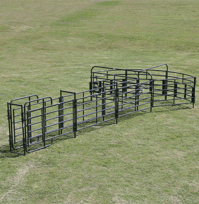 Crowding Sweeps - Priefert Sweep w/30' Alley, Alley Stop & Preg Panels - Priefert
