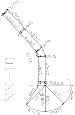 Crowding Sweeps - Priefert Sweep w/32' Adj. Alley, 45 Deg. Trun, Preg Panels, Blocking Gates & 8' Sorting Gate - Priefert