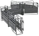 Crowding Sweeps - Priefert Sweep w/34' Adj. Alley, 90 Deg. Turn, Preg Panels, Blocking Gates & 8' Sorting Gate - Priefert