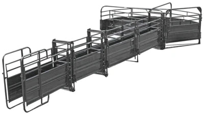 Crowding Sweeps - Priefert Sweep w/38' Adj. Alley, Alley Gate, Preg Panels, Blocking Gates, Scale Section, & Sorting Gate - Priefert