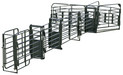 Crowding Sweeps - Priefert Sweep w/38' Adjustable Alley, Preg Panels, Block Gates & Scale Section - Priefert