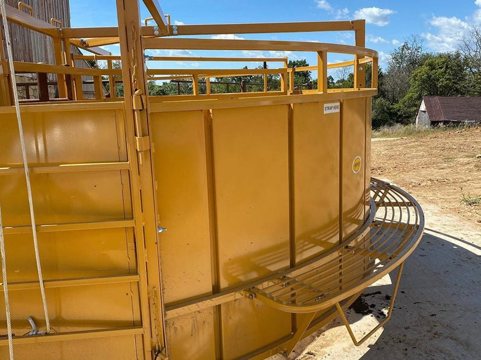 Crowding Tubs - Sioux Steel Cornerless Crowding Tub - Sioux Steel