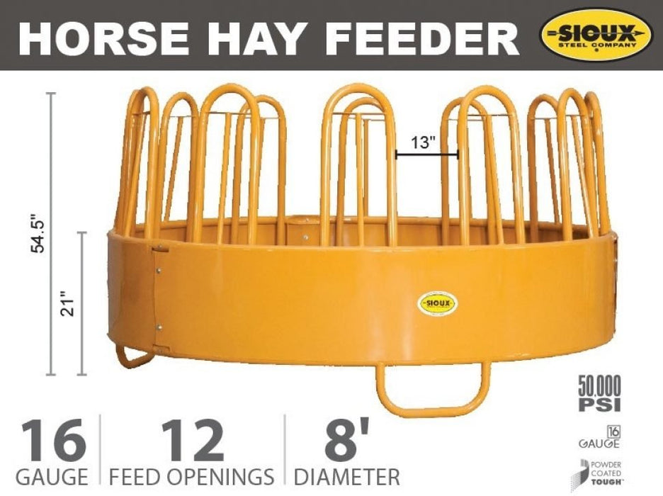 Ring Feeders - Sioux Steel Horse Hay Feeder - Sioux Steel
