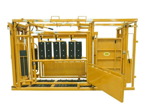 Cattle Chutes - Sioux Steel Squeeze Chute with Automatic Head Gate - Sioux Steel